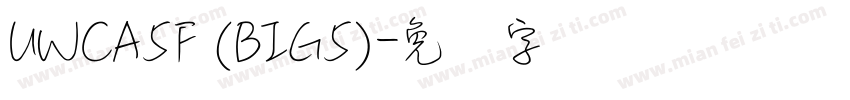 UWCA5F (BIG5)字体转换